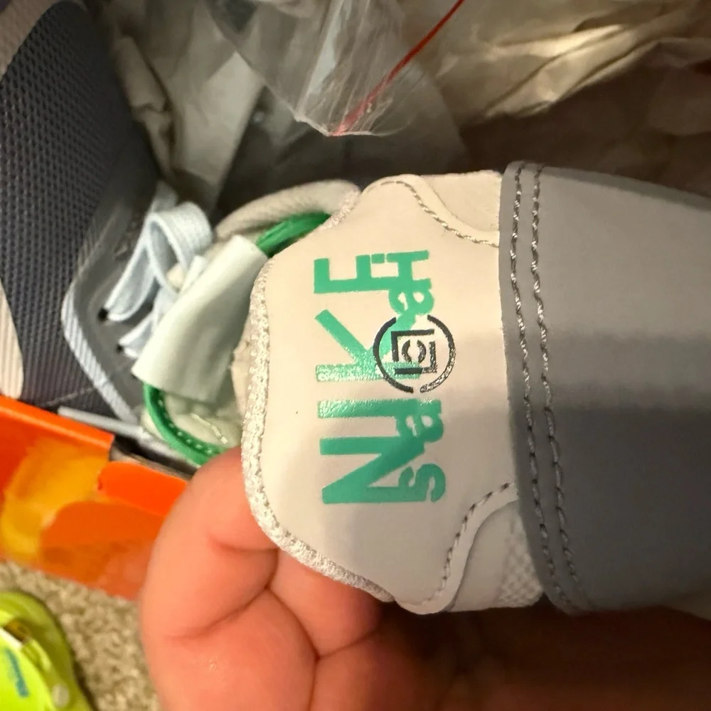 Nike Cool Grey and Obsidian Sneakers - Picture 3 of 3